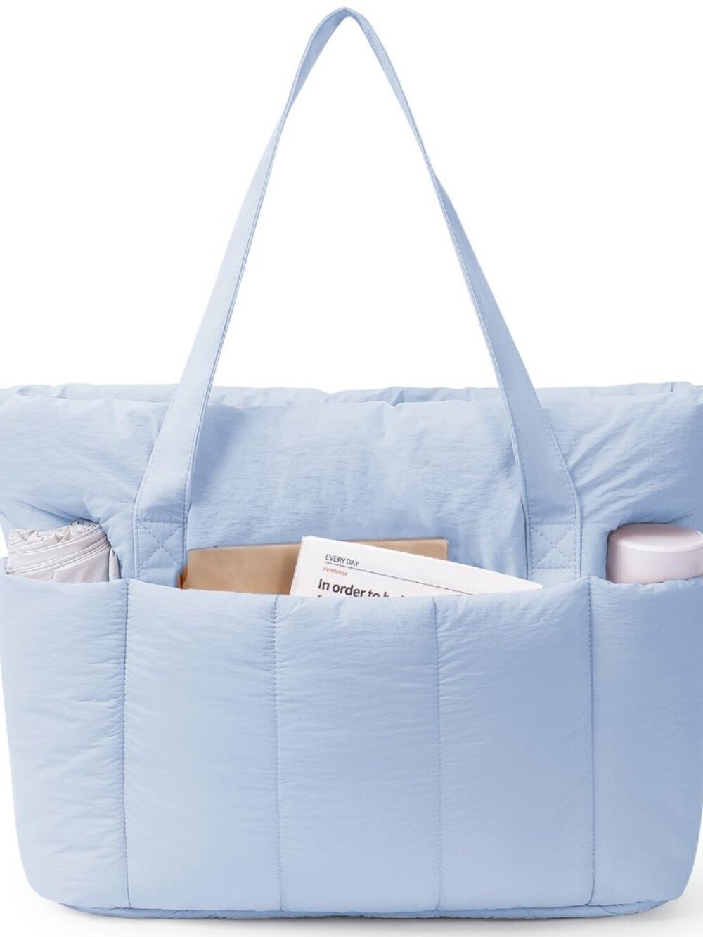 🆕 Tote Bags for Women, Puffer Work Tote Bag Women for Travel, Beach, School,
